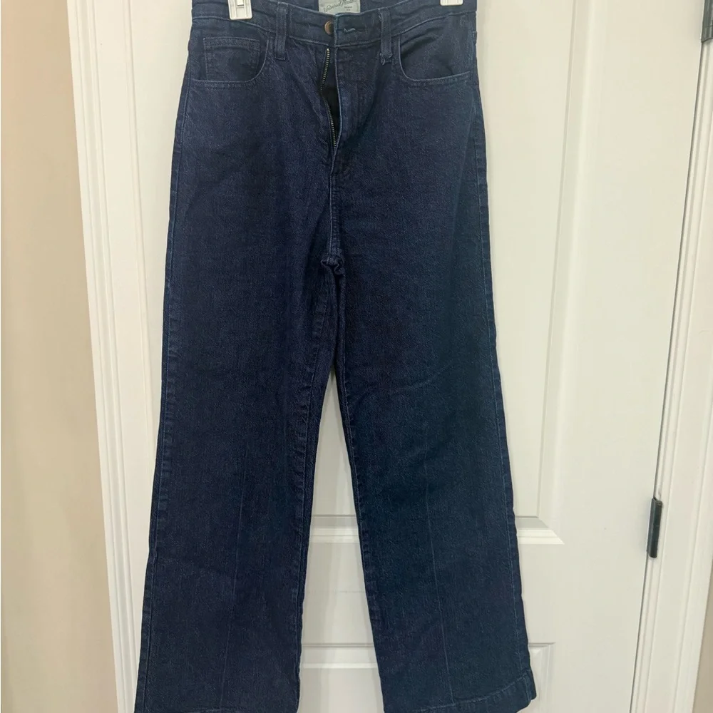 Universal Thread Dark Blue Flare & Wide Leg Jeans - Picture 3 of 5